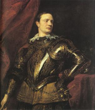 Anthony Van Dyck : Portrait of a Young General